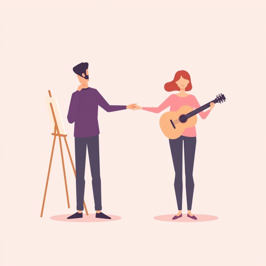 Ilustração do artigo: Como manter a individualidade sem se afastar no relacionamento?